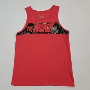 Nike Athletic Cut Floral Tank Top